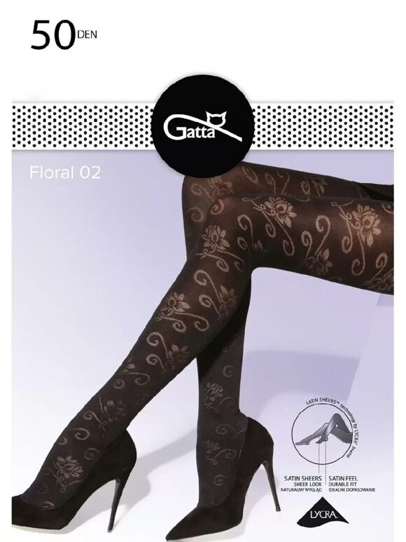 Колготки GATTA GT FLORAL 02